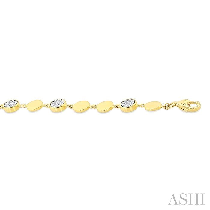 Round Shape Shine Bright Diamond Chain Bracelet