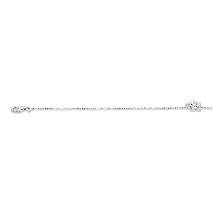 1/10 Ctw Petite Star Round Cut Diamond Fashion Bracelet in 10K Yellow Gold