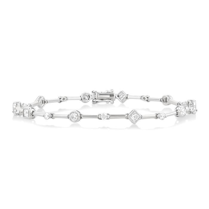 Mixed Shape Diamond Bracelet