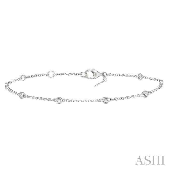 Alexa Diamond Station Chain Bracelet