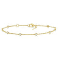 Renee Diamond Station Chain Bracelet
