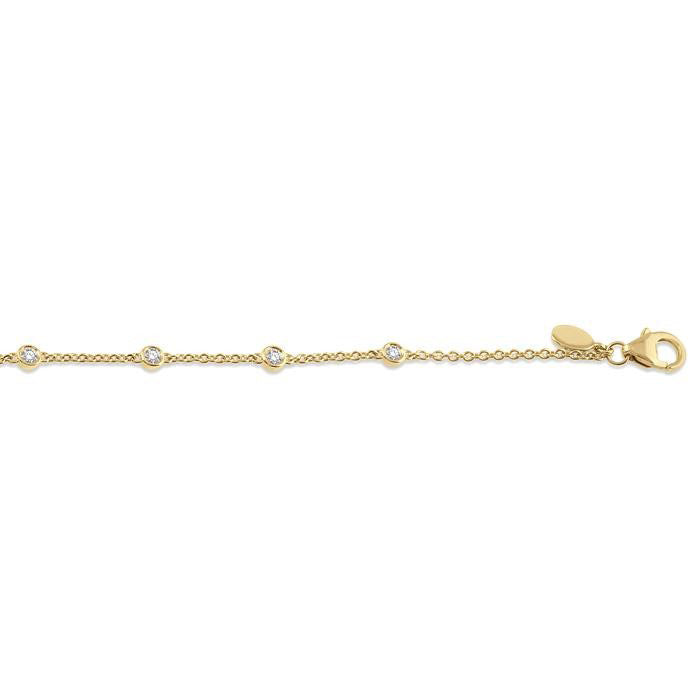 Renee Diamond Station Chain Bracelet