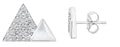 Diamond Pave Mountain Earring