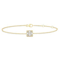 1/8 Ctw Petite Fusion Diamond Fashion Bracelet in 10K Yellow Gold
