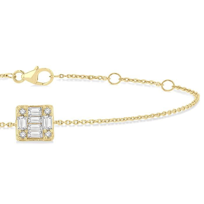 Fusion Petite Diamond Fashion Chain Bracelet