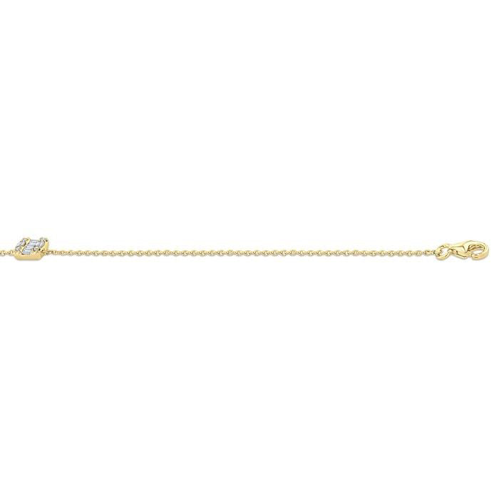 Fusion Petite Diamond Fashion Chain Bracelet