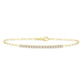 Paperclip Diamond Fashion Chain Bracelet