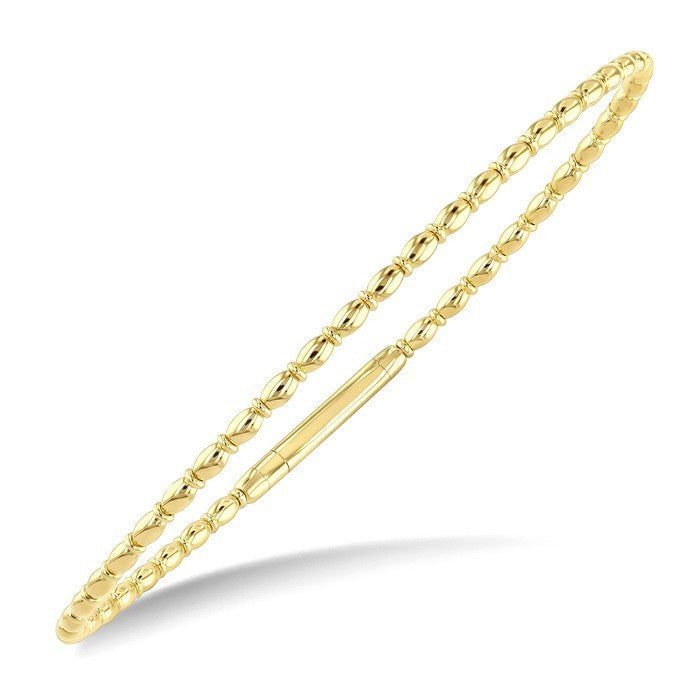 GoldFashion Flex Bangle in 14K Yellow Gold