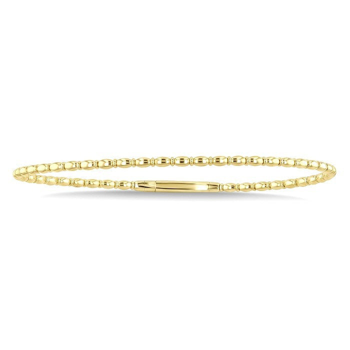 GoldFashion Flex Bangle in 14K Yellow Gold