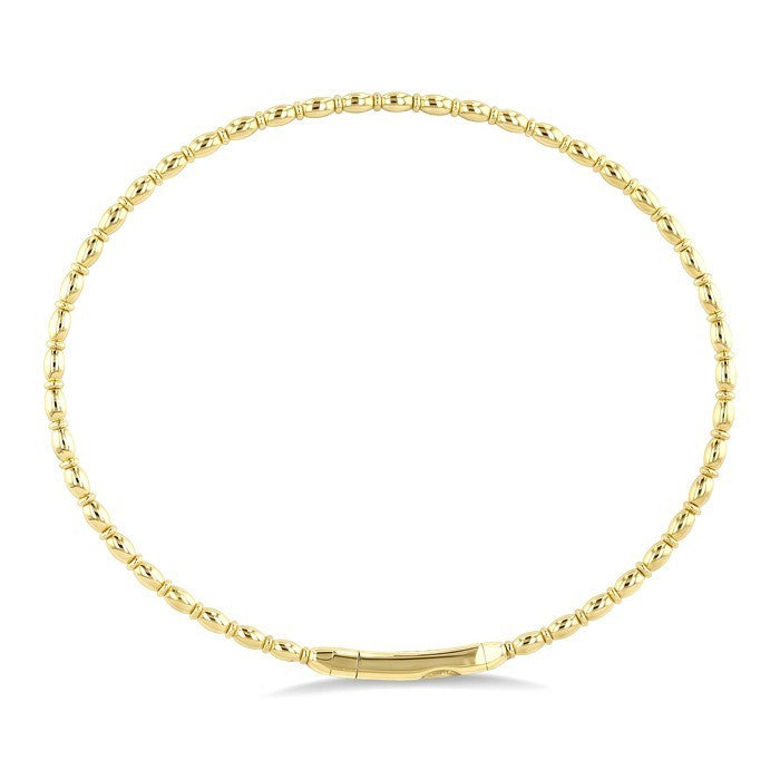 GoldFashion Flex Bangle in 14K Yellow Gold