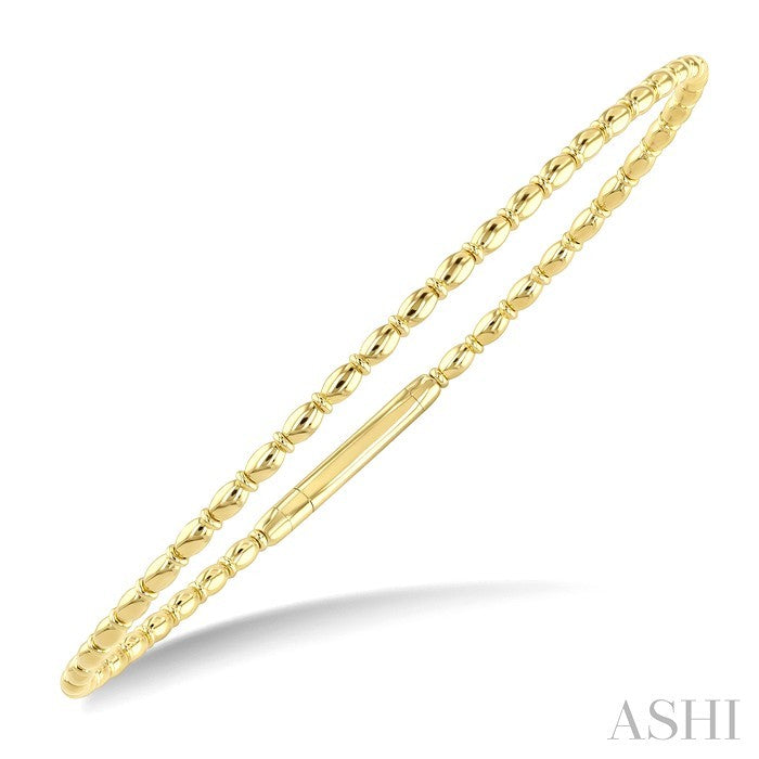 GoldFashion Flex Bangle in 14K Yellow Gold