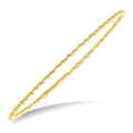 Dual GoldPattern Flex Bangle in 14K Yellow Gold