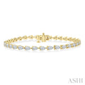 Bellona Mirage Serenity Pear Shape East West Diamond Bracelet