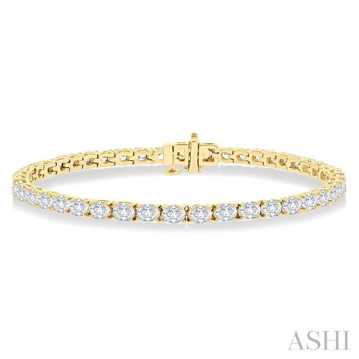 Calypso Whisper Echo Oval Shape East West Diamond Tennis Bracelet
