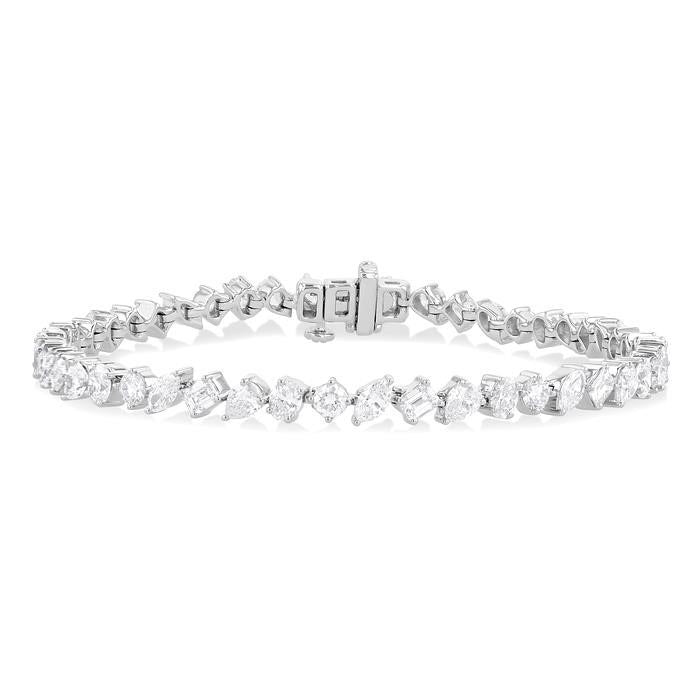 Eirene Harbor Muse Mixed Shape Diamond Bracelet