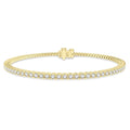 1 Ctw Round Cut Diamond Tennis Bracelet in 14K Yellow Gold