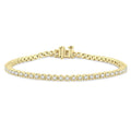 2 Ctw Round Cut Diamond Tennis Bracelet in 14K Yellow Gold