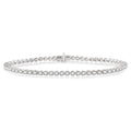 3 Ctw Round Cut Diamond Tennis Bracelet in 14K White Gold