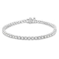 6 Ctw Round Cut Diamond Tennis Bracelet in 14K White Gold
