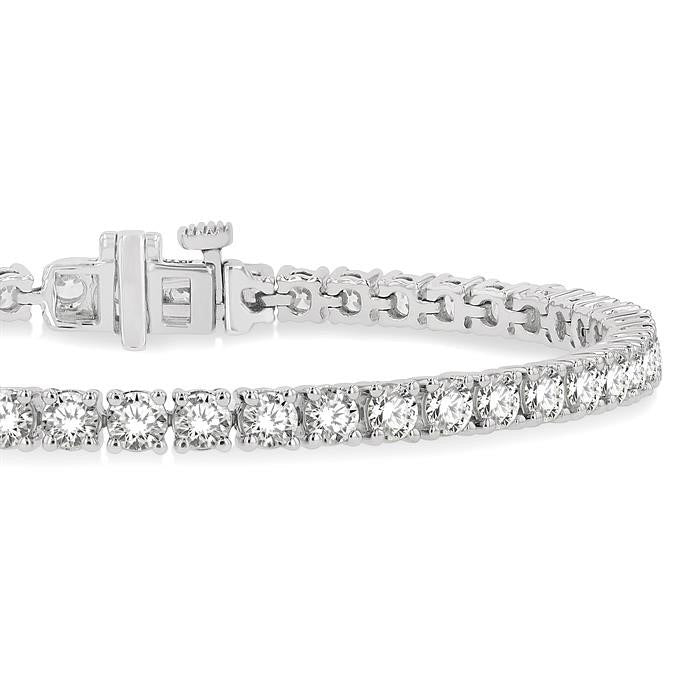 Isolde Halo Eclipse Diamond Tennis Bracelet