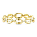 1 Ctw Round Cut Diamond Aeris Gold Mariner Link Fashion Bracelet in 14K Yellow Gold