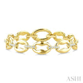 1 Ctw Round Cut Diamond Aeris Gold Mariner Link Fashion Bracelet in 14K Yellow Gold