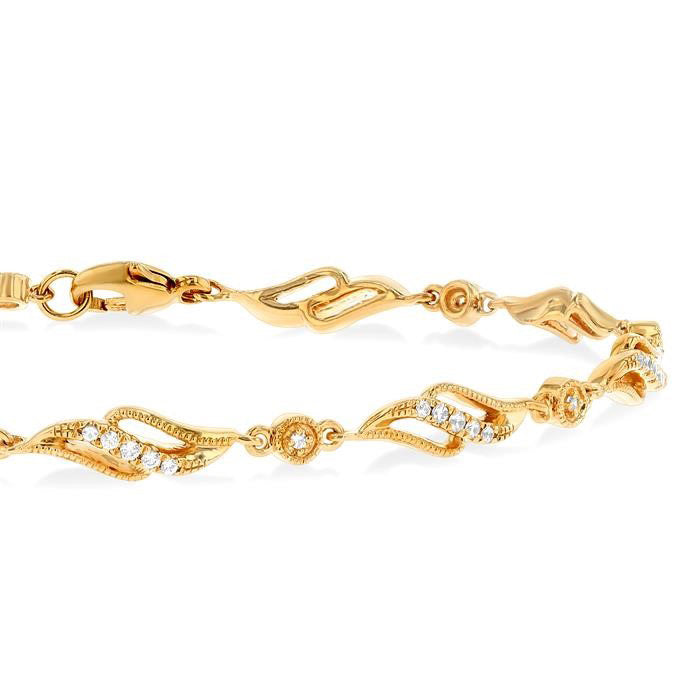 Calypso Silhouette Eclipse Diamond Fashion Bracelet