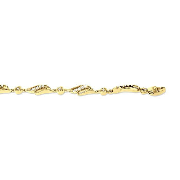 Calypso Silhouette Eclipse Diamond Fashion Bracelet