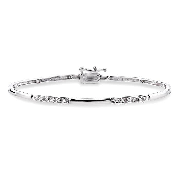 Diamond Bar Fashion Bracelet