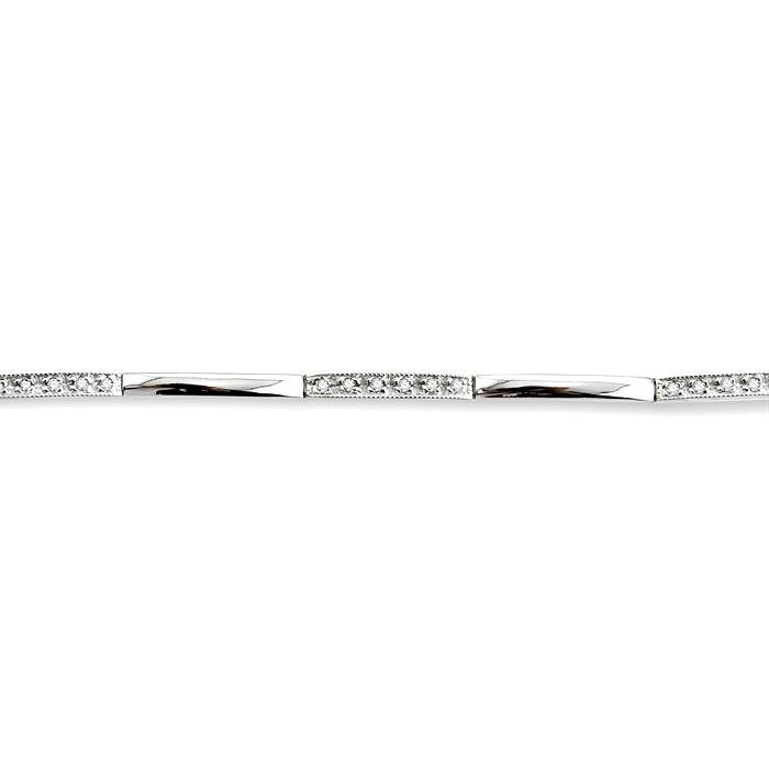 Diamond Bar Fashion Bracelet