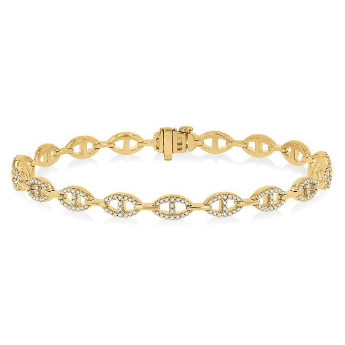 Mariner Link Diamond Fashion Bracelet