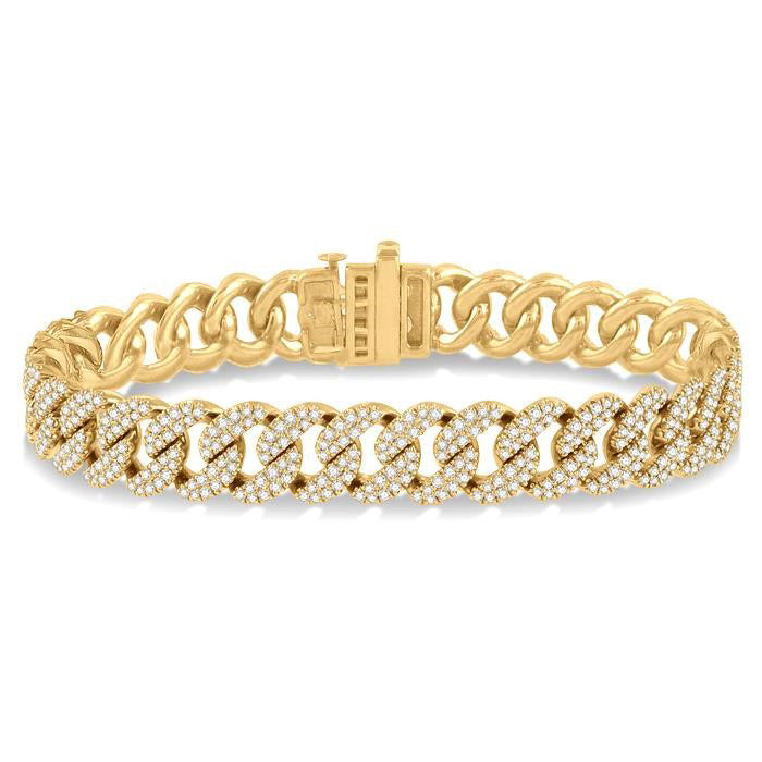 Cuban Diamond Fashion Bracelet