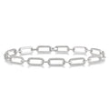Paperclip Diamond Fashion Bracelet