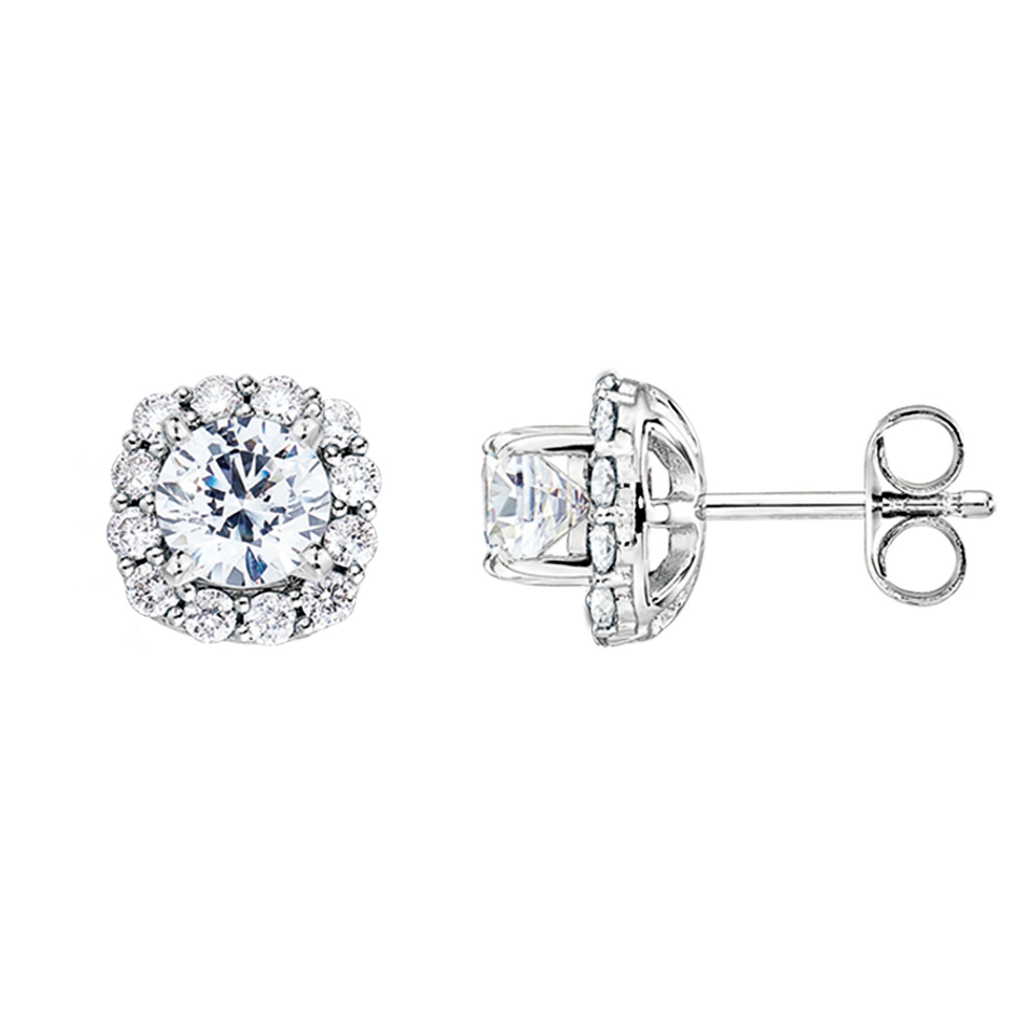 Diamond Cushion Shaped Halo Jackets