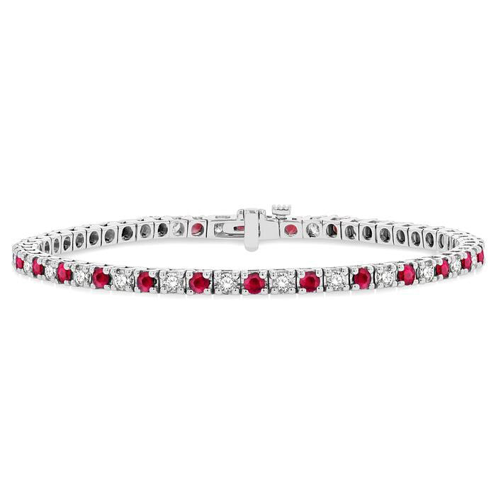 Calypso Arcadia Grove Alternate Gemstone & Diamond Tennis Bracelet