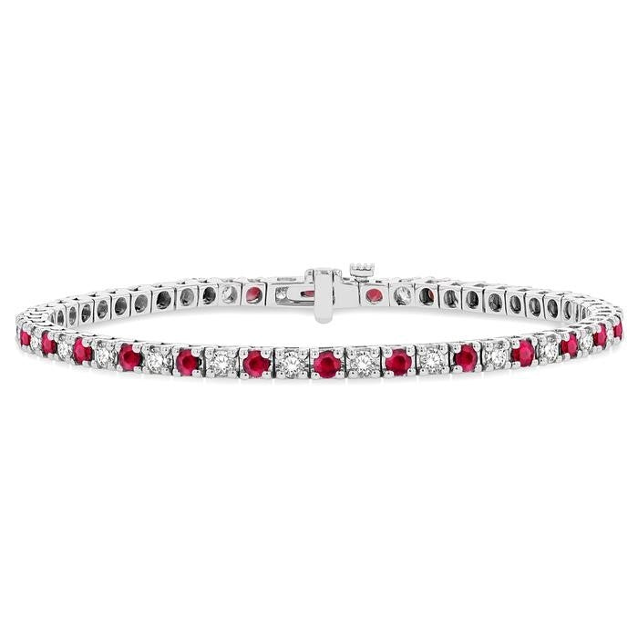 Calypso Arcadia Grove Alternate Gemstone & Diamond Tennis Bracelet