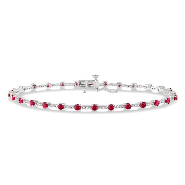 Gemstone & Diamond Bracelet