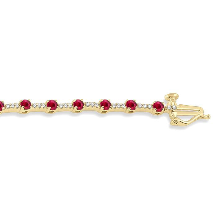 Gemstone & Diamond Bracelet