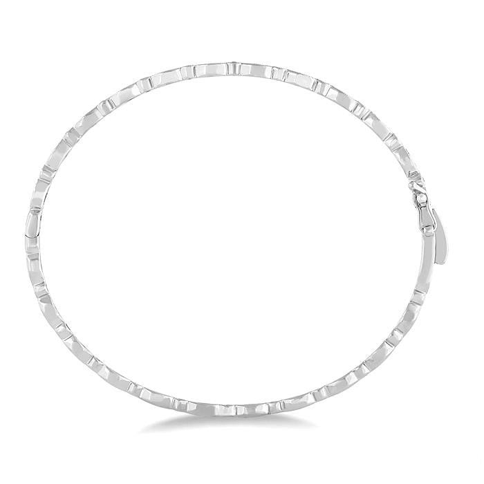 Marquise Shape Stackable Diamond Bangle