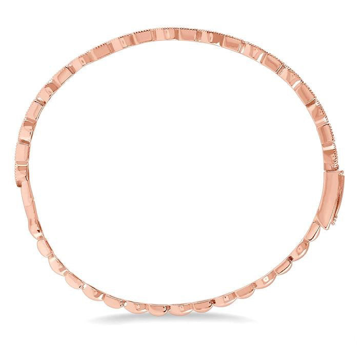Stackable Baguette Diamond Bangle