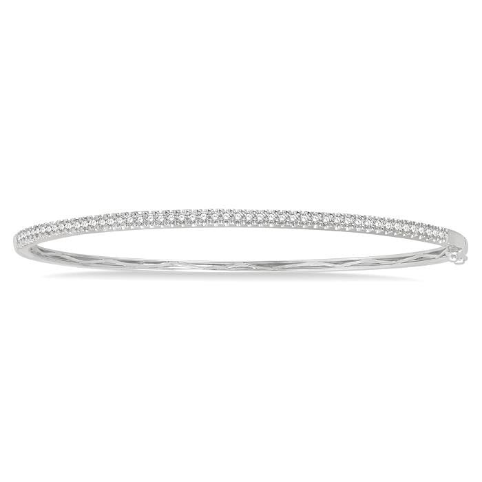 Stackable Diamond Bangle