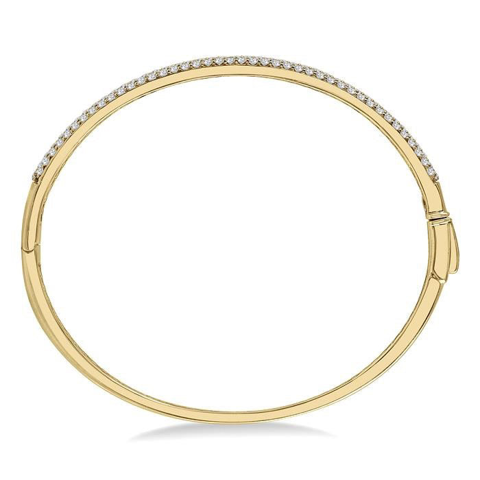 Pave-Set Diamond Fashion Bangle