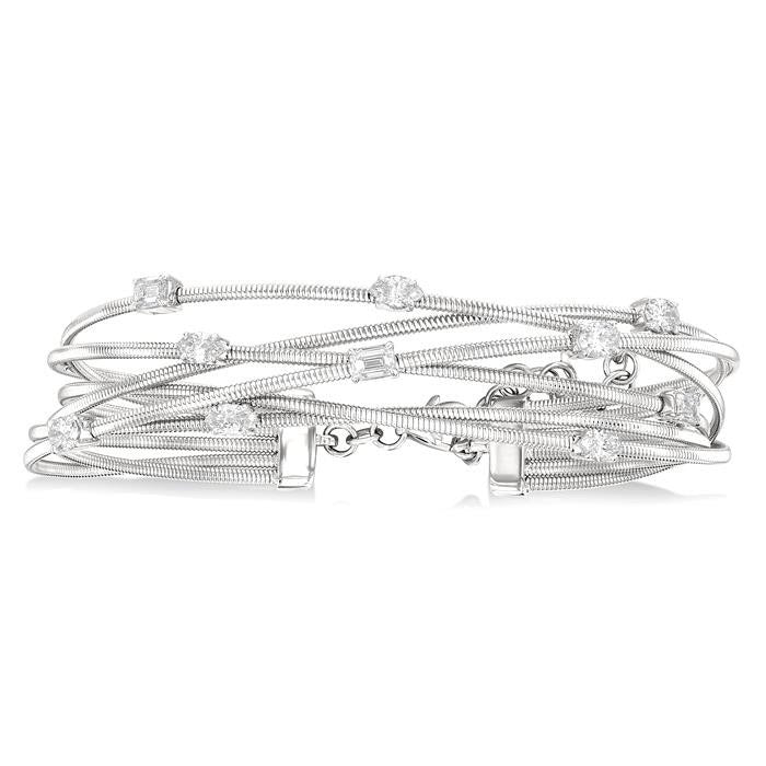 Mixed Shape Diamond Fashion Bangle