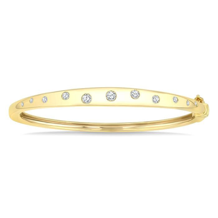 Mosaic Diamond Fashion Bangle