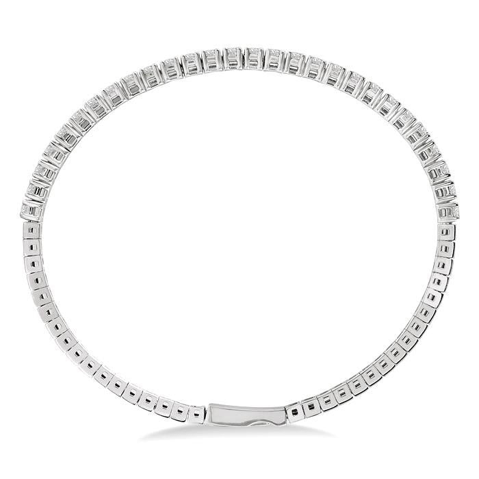 Stackable Diamond Flex Bangle