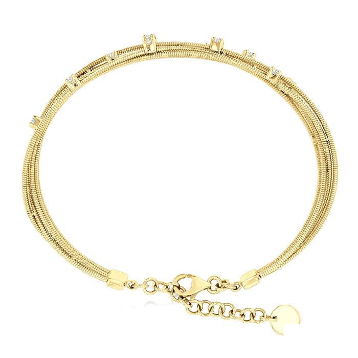 Diamond Spring Fashion Bangle