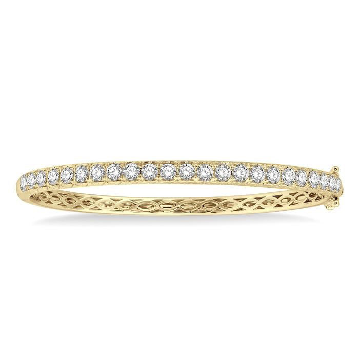 Stackable Diamond Bangle