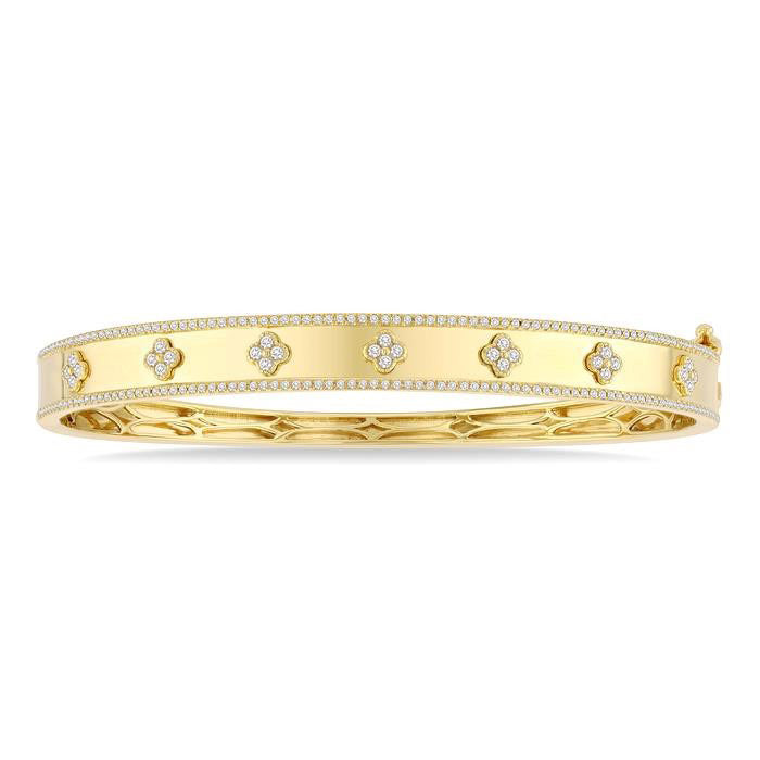 Clover Diamond Fashion Bangle