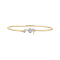 Diamond Sea Horse Bangle