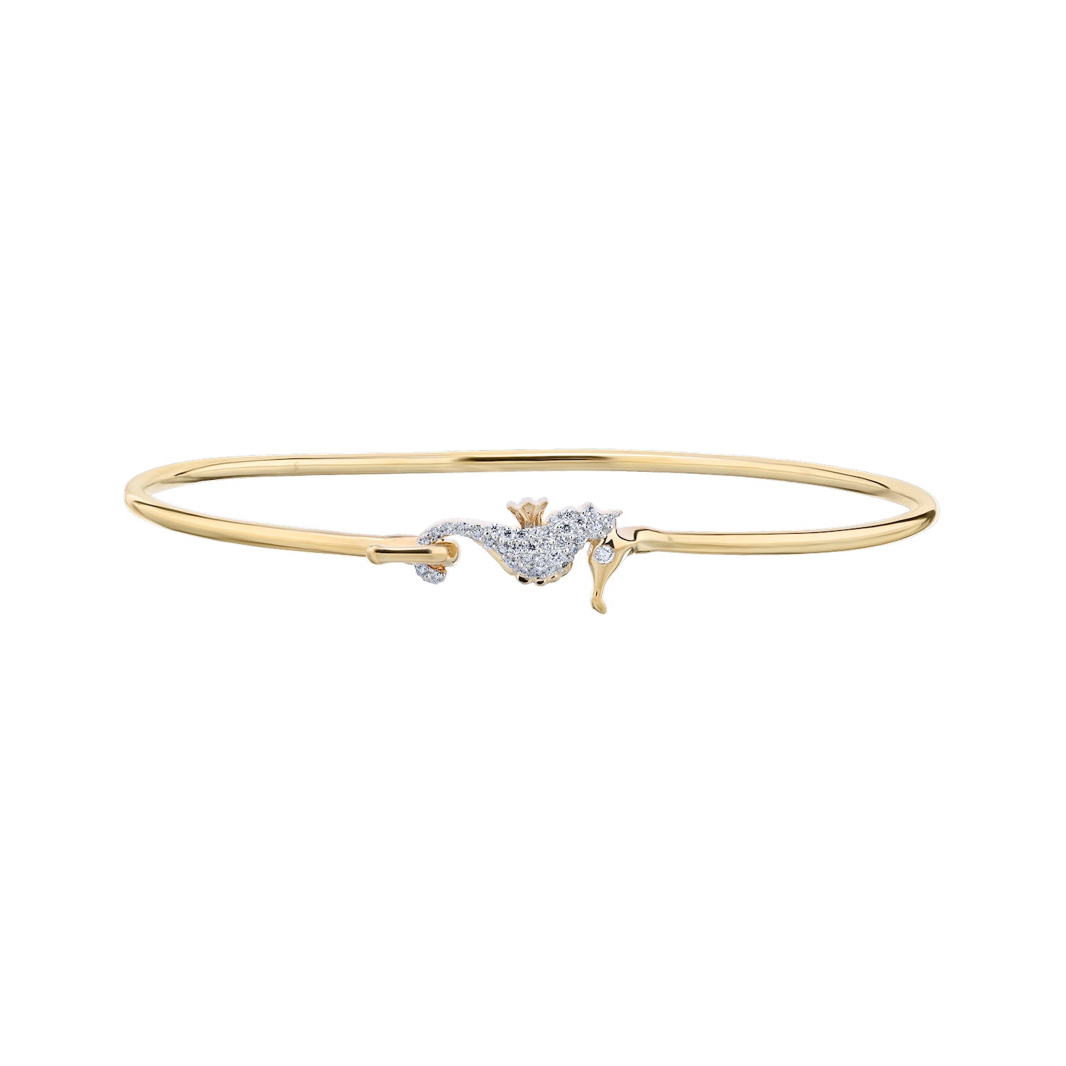 Diamond Sea Horse Bangle